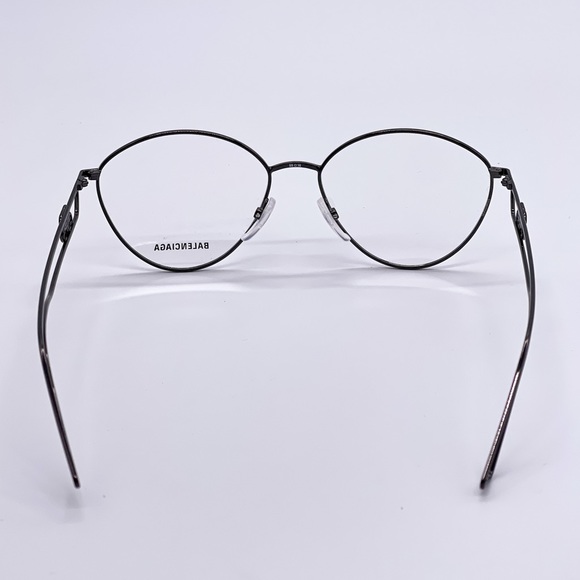NEW BALENCIAGA BB0066O 001 GREY METAL EYEGLASSES BALENCIAGA BB00660 - Picture 8 of 11